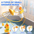FIRRLUCO 4 3 Baby Bath Toys, Baby Bath Shower Head for Bathtub with Adjustable Sprayer, Control the Flow Rinser Babies