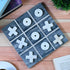 Crocon Tic Tac Toe Game - Table Games, Family House Game, Indoor Party Game, Large Grey Board