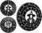 Fidget Spinner Dice 7-in-1 Metal D&D Dice Set with Built-in D4, D6, D8, D10, D%, D12, D20, Unique Spinner