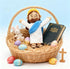 13" Yelakey Jesus Plush Brown Jesus Stuffed Doll Christian Plushie Doll for Easter Christmas Church Religious Gifts