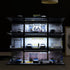 1/64 4 20 Scale Display Case Layers Parking Spaces Parking Garage Moldel for Diecast Toy Car Display Case with LED