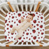 Sheet,52x28IN Pfrewn Crib Sheets for Boys Girls Red Ladybug Fitted Crib Sheet Fits Standard Crib Mattress Pads Stretch