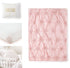 Set Rosette 5 Set Levtex Baby - Willow Toddler Bed - Pink - Soft Pintuck - Piece Includes Reversible Quilt, Fitted