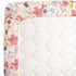 Soft Floral Mini Crib Sheet in Happy Pink & White