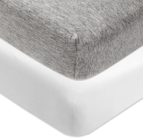 HonestBaby 2-Pack Fitted Crib Sheets