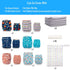 Simple Being Gusset, 4-Layers Reusable Cloth Diapers, Double One Size Adjustable, Washable Soft Absorbent, Waterproof