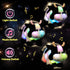 12'' Hopearl LED Musical Stuffed Cow Lighting Up Singing Plush Toy Adjustable Volume Lullaby Animated Soothe Birthday