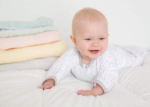 Amazing Baby Cellular Blanket, Premium Cotton Knit, Ultra Soft Cozy Gift for Baby Boys and Girls, 44 x 44 inches (Soft