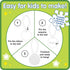 READY 2 LEARN Create Your Own Sequin Ornaments, Set of 6 Christmas Crafts for Kids, All Materials Included