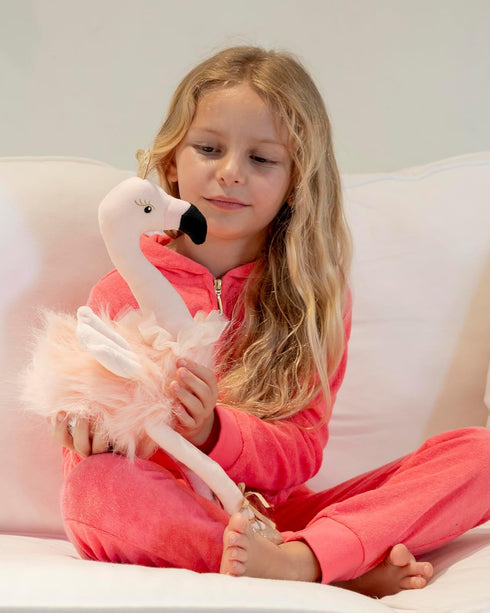 Plush Ballerina Flamingo Stuffed Animal for Girls, Kids Birthday Gifts and Decor