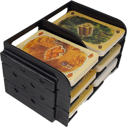 Catan Resource Cards Card Tray - Organizer for Game Components