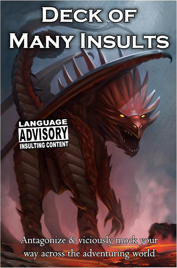Loke Deck of Many Insults: RPG Card Deck for 2 to 10 Players, Ages 16 and Up