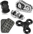 5 Pcs Fidget Toys Adults & Teen Metal Fidgets Spinner for Teens