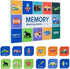 Wildkin Memory Matching Game Cards for Boys & Girls, 36 Pairs Memory Learning Cards for Toddlers and Preschool