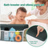 Elbow Set, Elbow Comfortable Baby Bath Kneeler and Rest Pad Thick Memory Foam Bath Kneeling Pad with Support, Baby