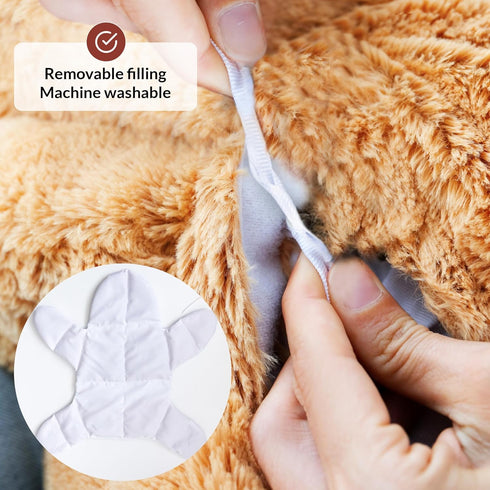 5 Lbs ODOXIA Weighted Stuffed Animal for Anxiety | | Calming & Comforting | Dog Stuffed Animal Sensory | Weighted Plush