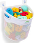 Quick-Fetch Way Mesh Bath Toy Holder, Large Capacity Wall-Mounted Bath Toy Organizer for Quick Access to Toys