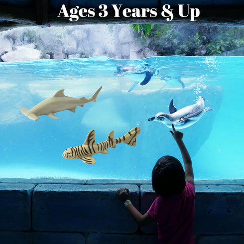 (12 Count) Shark Toy Animals