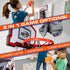 NERF Basketball Hoop Hamper - Over the Door Laundry Layup Basket + Mini Basketball Set