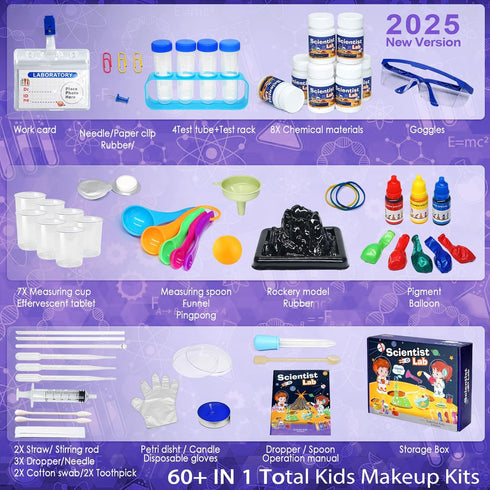 6-8-12, 70 60+ 6-12 Kids Science Kit STEM Toys - Science Kits for Kids Age Science Lab Experiments Educational Games