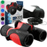 THINKPEAK Toys Think Peak Red Binoculars Science Toy for Kids Ages 3-12 Years -