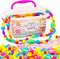 Just My Style Make & Believe Unicorn Pop Beads, 500+ Snap-Together DIY Bead Kit for Girls, Great Travel Activity