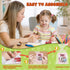 Qumic 30 Building Blocks Valentines - PCS Farm Animal Building Blocks with Valentines Day Cards, Valentines Party