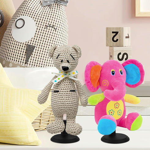 TOYANDONA 4pcs Doll Stand, Action Figure Stand Portable Teddy Bear Stand for Mini Dolls