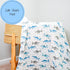 100% 47 47 Inches Cozy LollyBanks Baby Blanket for Boys, Cotton Muslin Swaddle Blankets, x Soft and Breathable