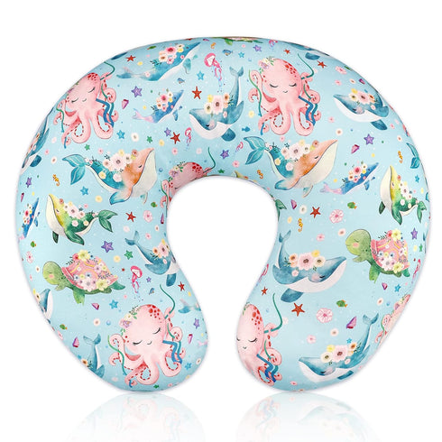 DILIMI Nursing Pillow Cover Stretchy Removable Cover for Breastfeeding Pillows, Ultra Soft