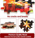 Lavievert Wooden Jigsaw Puzzles 1000 Piece - Christmas Puzzles for Adults and Kids, Fireplace, Christmas Tree, Stockings