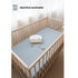 2 Pack, 52"x28" Konssy Muslin Crib Sheets for Boys, Soft Cotton Neutral Baby Sheets for Standard Crib Mattress