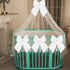 2 11 16 inch Riceshoot Pcs Large Crib Bows x Coquette Bow Decorations for Nursery Crib Canopy Bed Large Bow Room