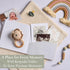 Baby Memory Book - Baby Photo Albums, Scrapbook & Record Book, Journal Gift for Newborn Baby Boy & Girl (Cream Fabric)