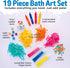 Set 3+) Creativity for Kids Soap Noodles Bath Art Studio Bath Crayons, Soap Paint, Color Fizz & Confetti with Mold-Free