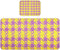 SyXIOP Houndstooth Purple Yellow Cooling Baby Crib Mattress Topper 28" x 52" Ultra