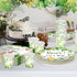 200 Pcs Dinosaur Baby Shower Party Supplies Set - Plates, Napkins, Cups for 50 Guests Girls Spring Decoration