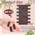 400 Pcs Miniature Dollhouse Flooring on 1: 12 Scale Mini Wooden Dollhouse Floor Boards Geometric Bamboo Doll House Furniture Wood Mini Floor Boards for Model Accessories(Brown)