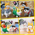 QLT Cute Animal Micro Mini Building Blocks Kit - Orange Cat Micro Bricks for Adults, Party Favors for Kids 8-12+