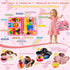 Pnooe 1-3 2-4 Toddler Busy Board Montessori Toys for Toddler Year Old, Girl Birthday Gift, Preschool Educational