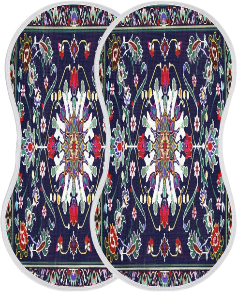 YETTASBIN Mexican Floral Muslin Baby Burp Cloth, Super Soft Absorbent Cotton Burp Rag Baby Bibs Feeding Cloth