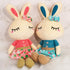 Set of 2 Easter Plush Bunny Rabbit - 18.3 in Doll Rabbit Stuffed Animal - Huggable Rabbit for Christmas and Easter