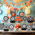 12 Pcs Race Car Centerpieces for Tables, Hot Wheel Decorations for Car Themed Birthday Party Decor