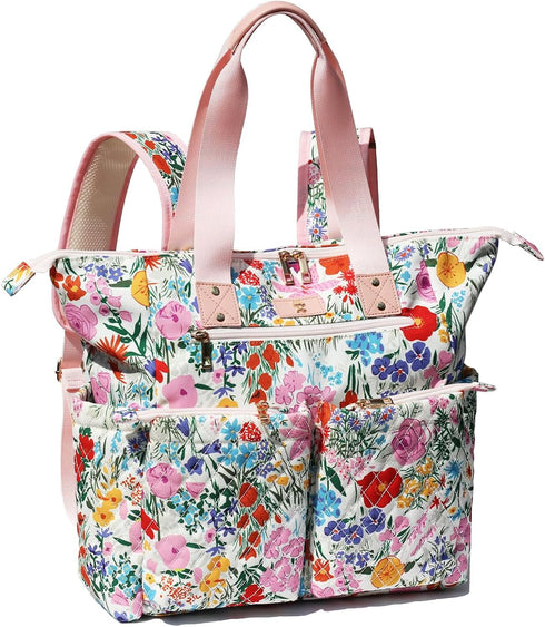 ESVAN Diaper Tote Bag Totepack Backpack 2 in 1 for Women Multifunctional Large