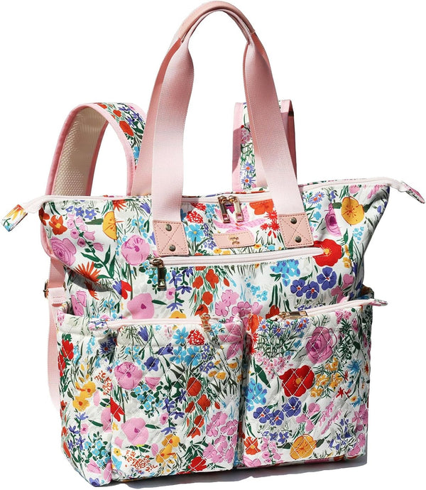 ESVAN Diaper Tote Bag Totepack Backpack 2 in 1 for Women Multifunctional Large
