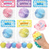 BAYSING Valentines Day Cards for Kids School, 24 Pack Squeeze Stress Balls Sensory