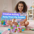 Set 84-Piece 3 12 Magnetic Building Blocks for Kids with Magnetic Storage Board Princess Castle Magnet Cubes Toy