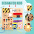 23 1 1 3 15 26 Busy Board in Montessori Toy for Toddlers Age to Wooden Educational Learning Toy with Switches LED