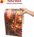Lavievert Wooden Jigsaw Puzzles 1000 Piece - Christmas Puzzles for Adults and Kids, Fireplace, Christmas Tree, Stockings