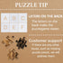 Larkipuzz 3D 1000 Mountain Forest Puzzles for Adults Pieces, Challenging Nature Plant Tree Scenic Puzzle, Art Landscape
